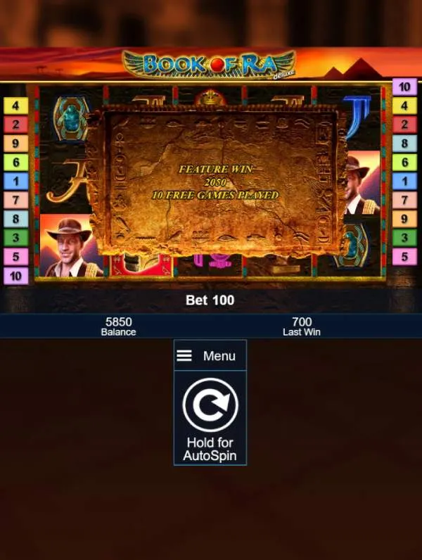 Specifiche Tecniche di Book of Ra Deluxe: Dati di Riferimento